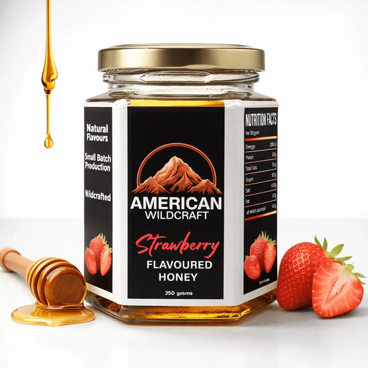 Flavored Honey 250g | Apple, Blueberry, Cinnamon | American Wildcraft - Magaranger