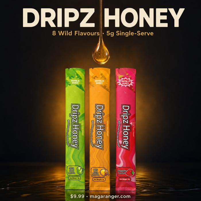 Dripz Mad Honey Sticks — Single Serving Wild Nepal Mad Honey Squeeze