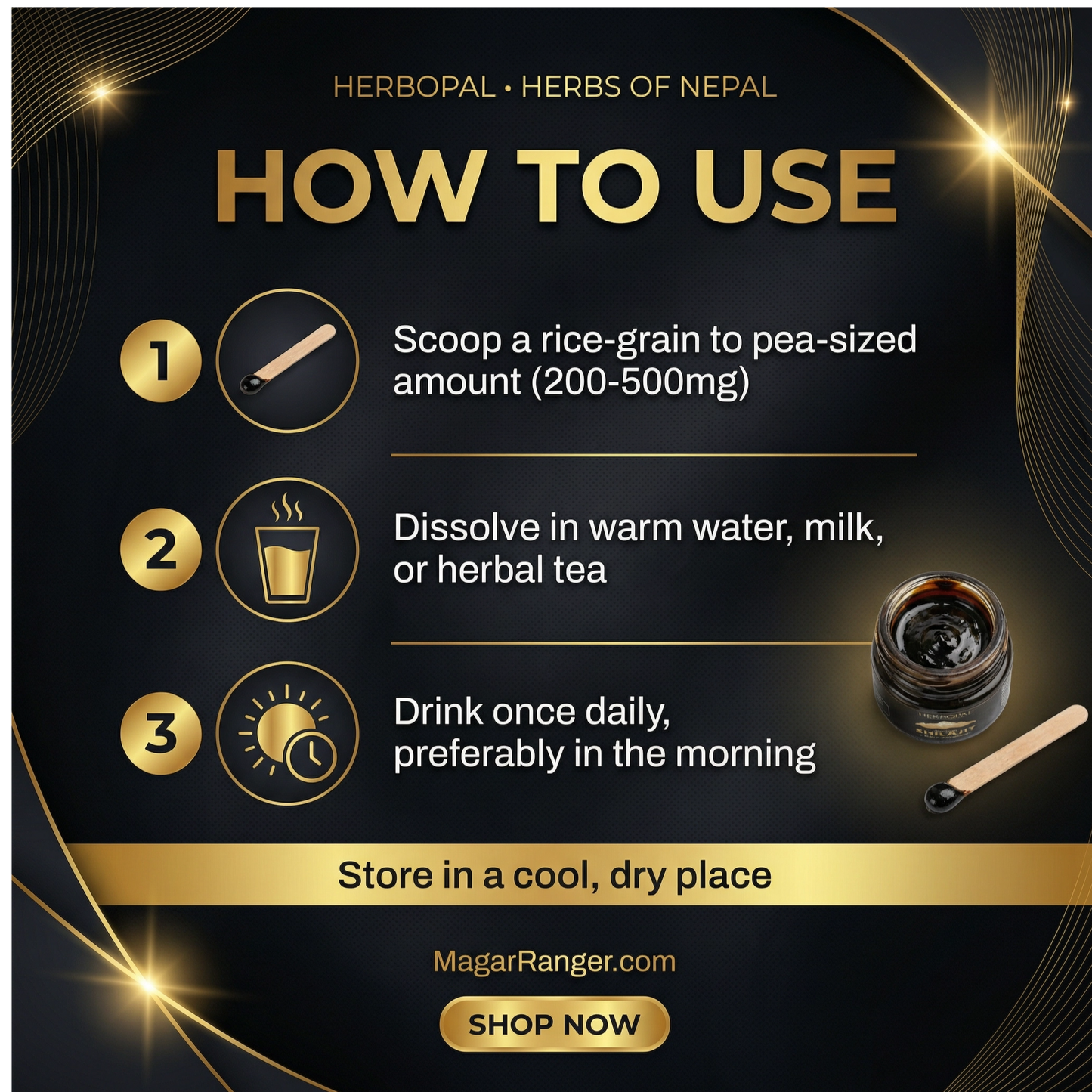 Himalayan Shilajit Resin | Pure Fulvic Acid Mineral Extract (25g)