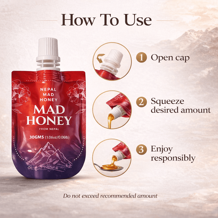Nepal Mad Honey | Authentic Himalayan Cliff Honey (30g) - Magaranger
