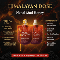 Nepal Mad Honey | Authentic Himalayan Cliff Honey (30g) - Magaranger